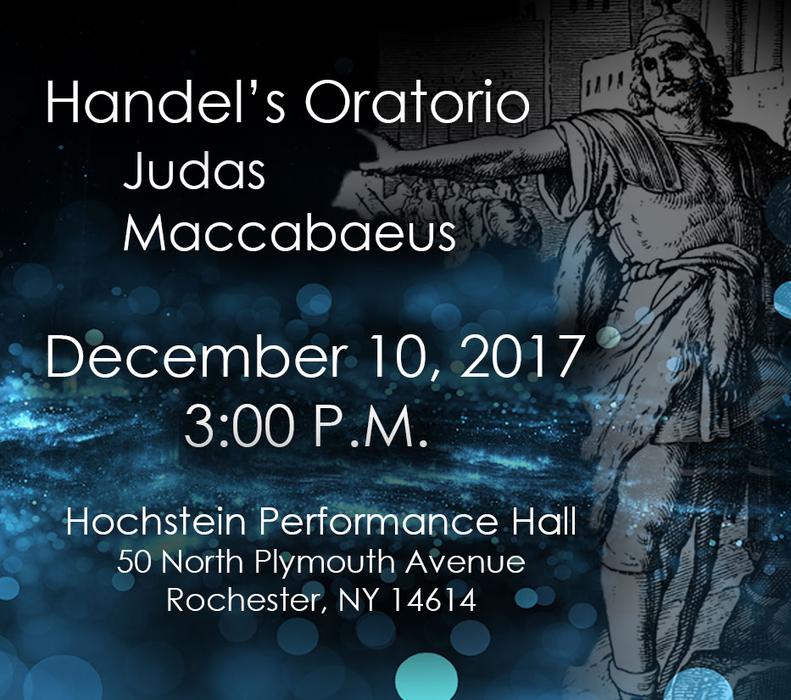 Handel's Oratorio -- Judas Maccabaeus