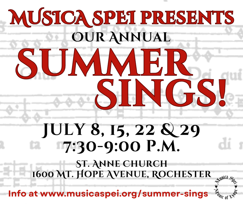Musica Spei Summer Sing