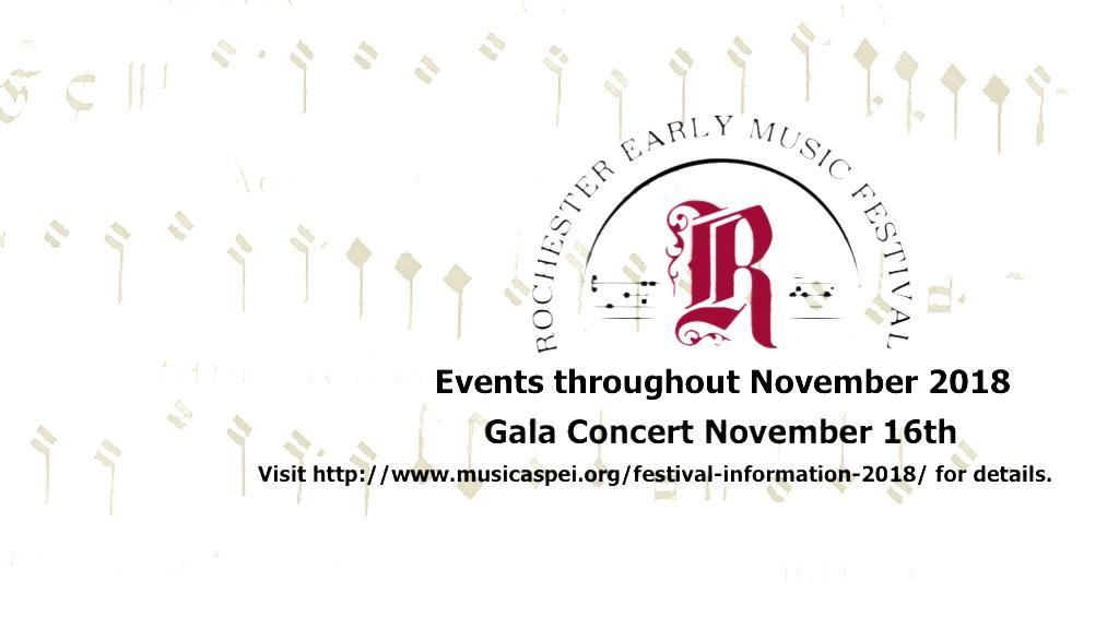 Rochester Early Music Festival - First Inversion: Welcome to All the Pleasures