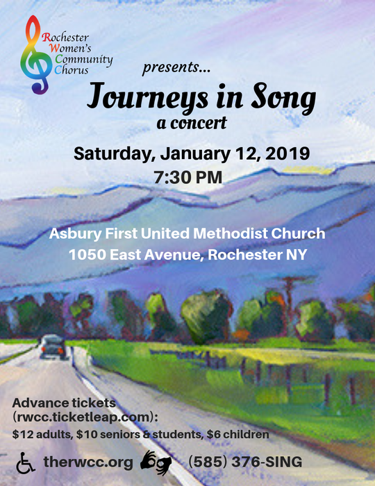 Journeys in Song: RWCC Winter concert