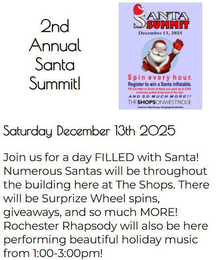 Caroling at Shops on West Ridge