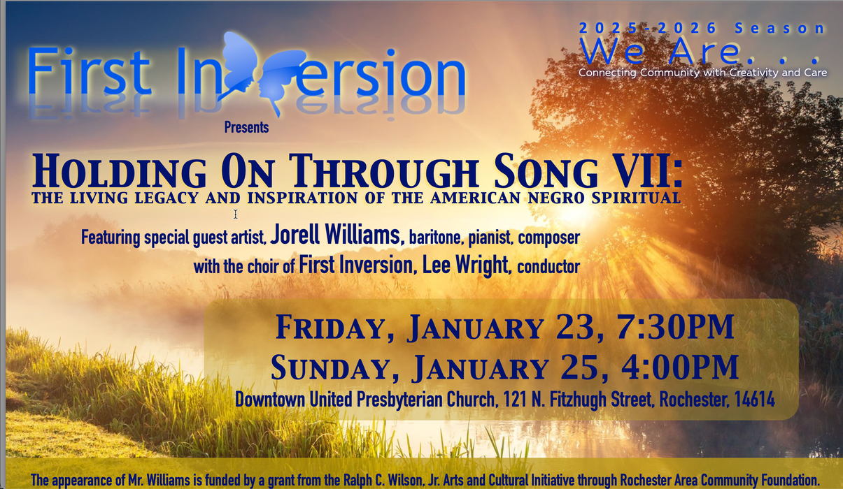 Holding on Through Song VII: Exploring the American Negro Spiritual