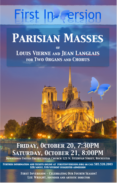 Parisian Masses: Music of Louis Vierne and Jean Langlais for Two Organs and Chorus