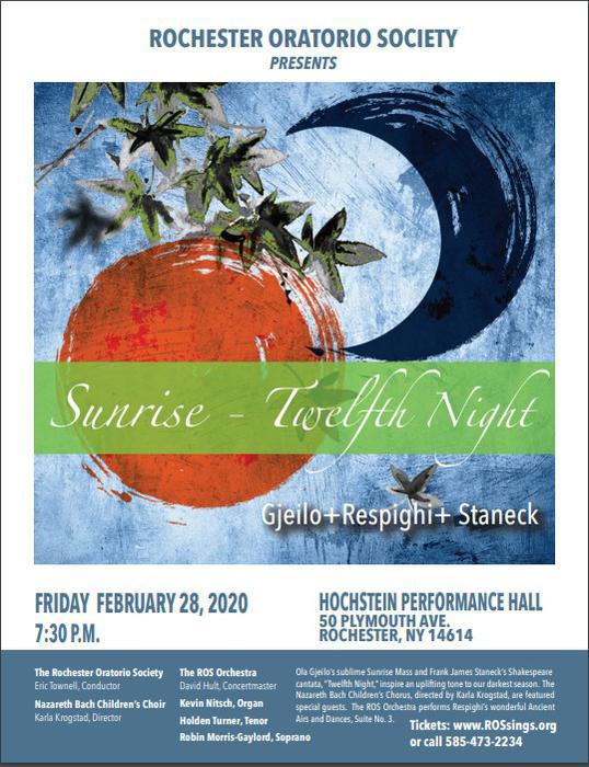 Sunrise - Twelfth Night (Gjeilo + Respighi + Stanek)