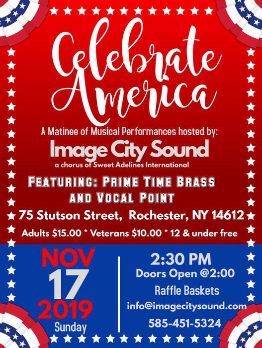 Celebrate America: A matinee of musical Performances hosted by Image City Sound Chorus